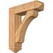 Ekena Millwork Legacy Arts and Crafts Smooth Bracket w/ Offset Brace, Western Red Cedar, 7 1/2"W x 28"D x 32"H BKT0806X28X32LEC03SWR - alternate 1